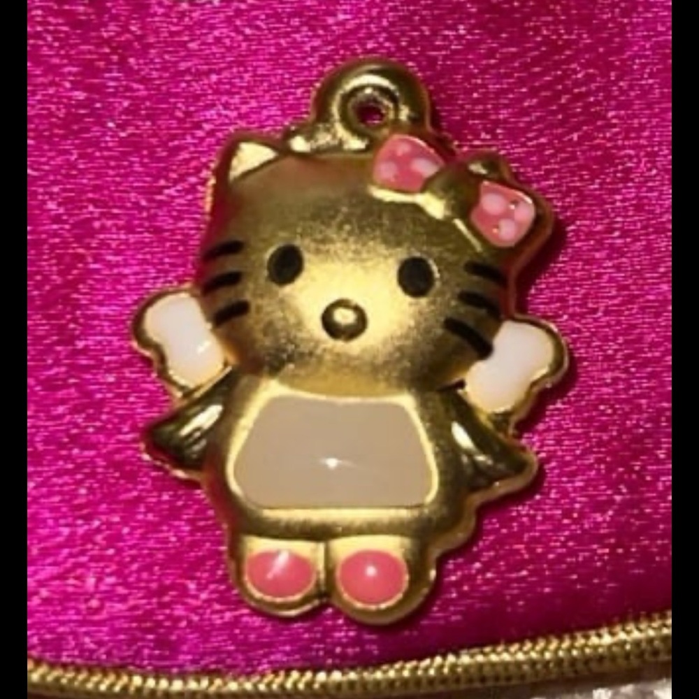 HK pendant 24k Gold leaf w/Hetian Jade